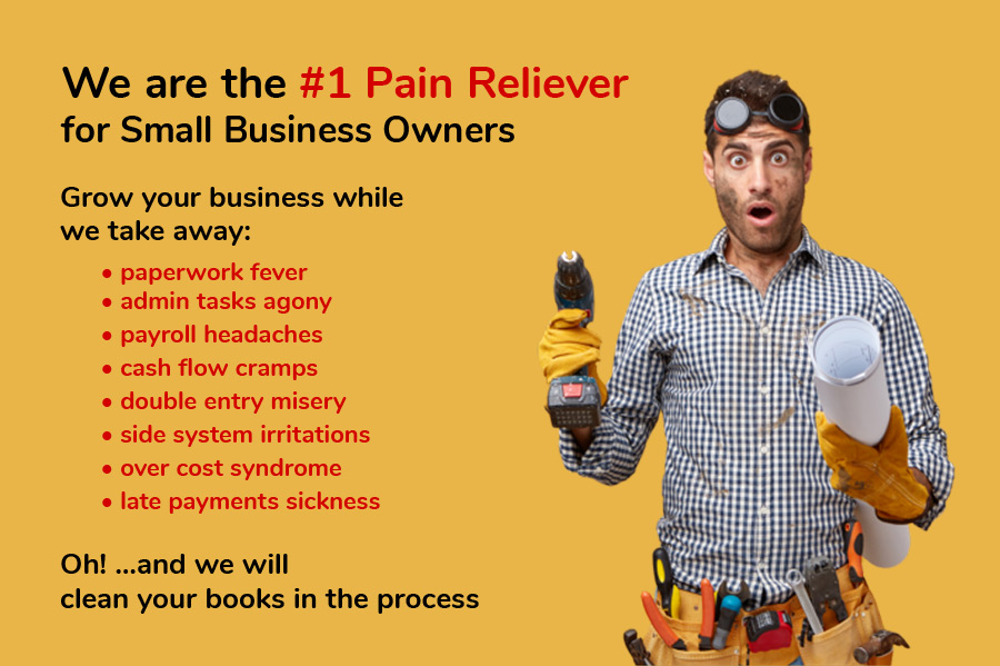 Complete Bookkeeping Services Edmonton - We are the #1 Pain Reliever for Small Business Owners